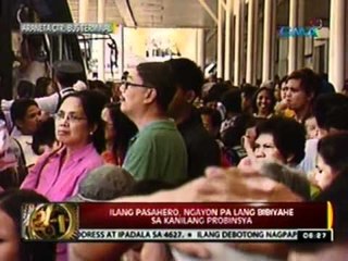 24oras: Ilang pasahero, ngayon pa lang bibiyahe sa pa-probinsya