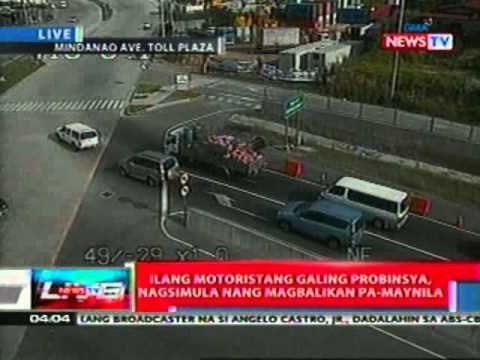 NTL: Ilang motoristang galing probinsya, nagsimula nang magbalikan pa-Maynila