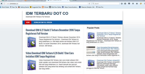 cara download IDM 6.27 BUILD 2 tanpa registrasi