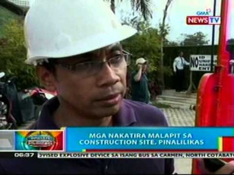 BP: Retaining wall sa isang construction site sa Cebu, gumuho