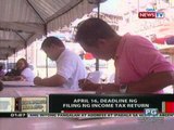 OC: April 16, deadline ng filing ng Income Tax Return