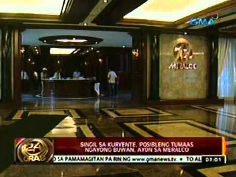 24 Oras: Singil sa kuryente, posibleng tumaas ngayong buwan, ayon sa Meralco