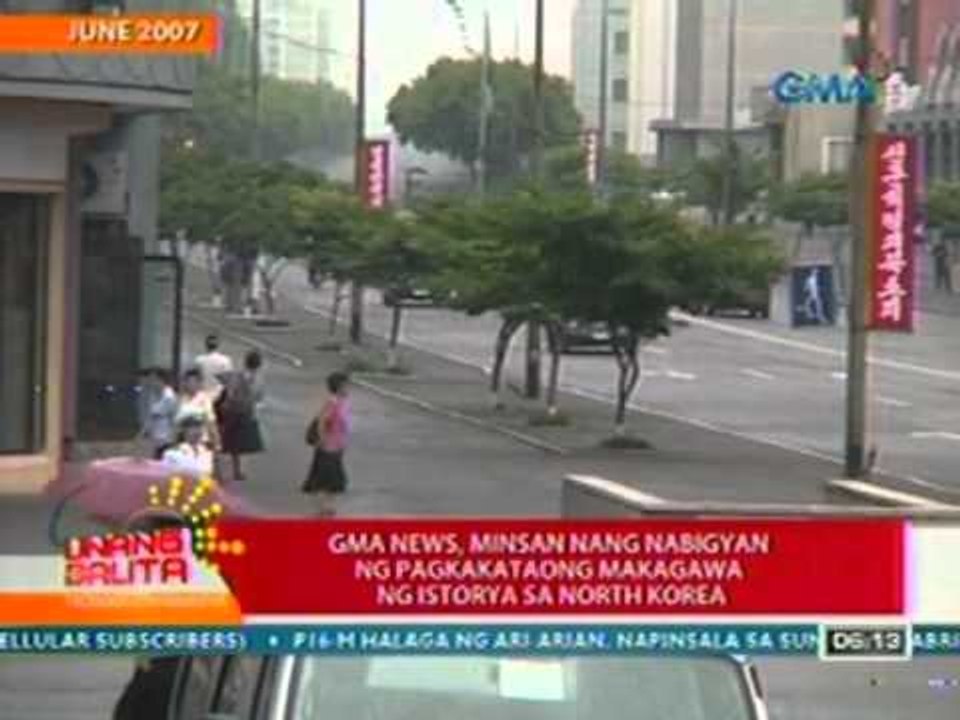 UB: GMA News, minsan nang   nabigyan ng pagkakataong makagawa   ng istorya sa North Korea