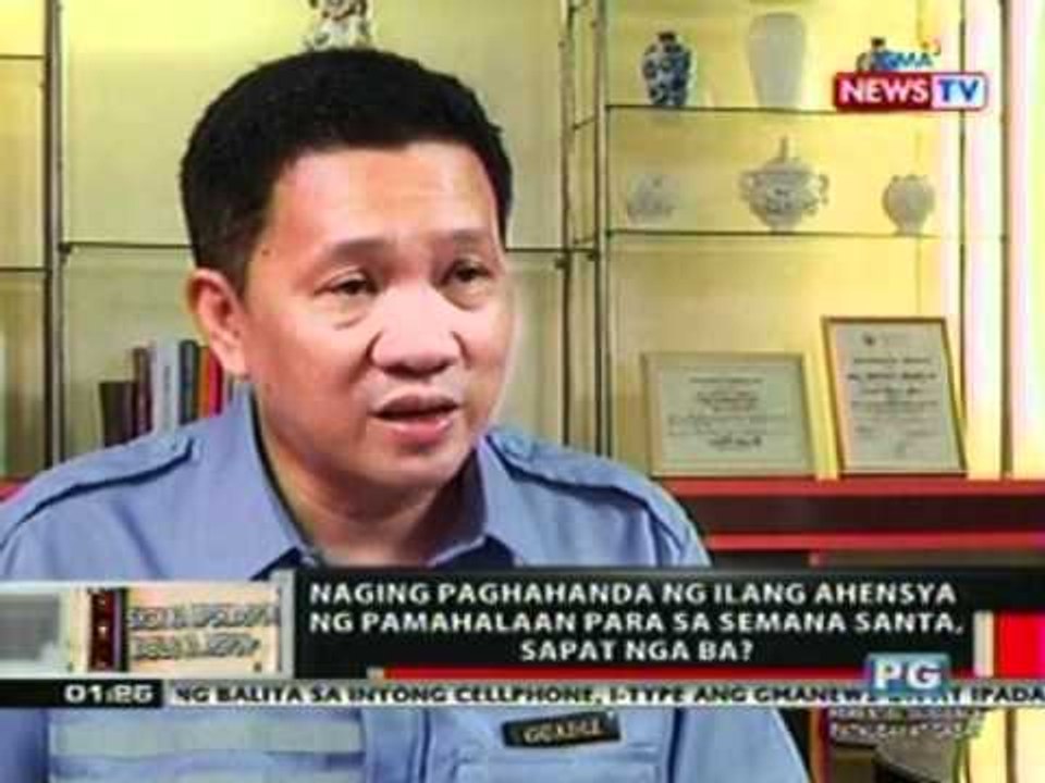 Naging paghahanda ng ilang   ahensya ng pamahalaan para sa   Semana Santa, sapat nga ba?