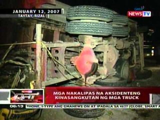 Tải video: QRT: Mga nakalipas na aksidenteng   kinasangkutan ng mga truck