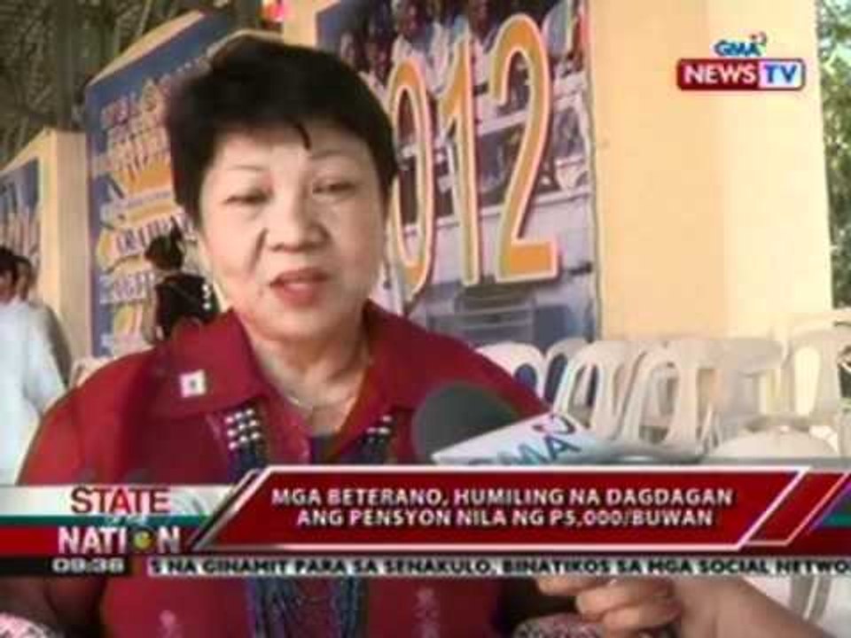 SONA: PNoy, nag-anunsyo ng mga karagdagang benepisyo para sa mga beterano ng WWII