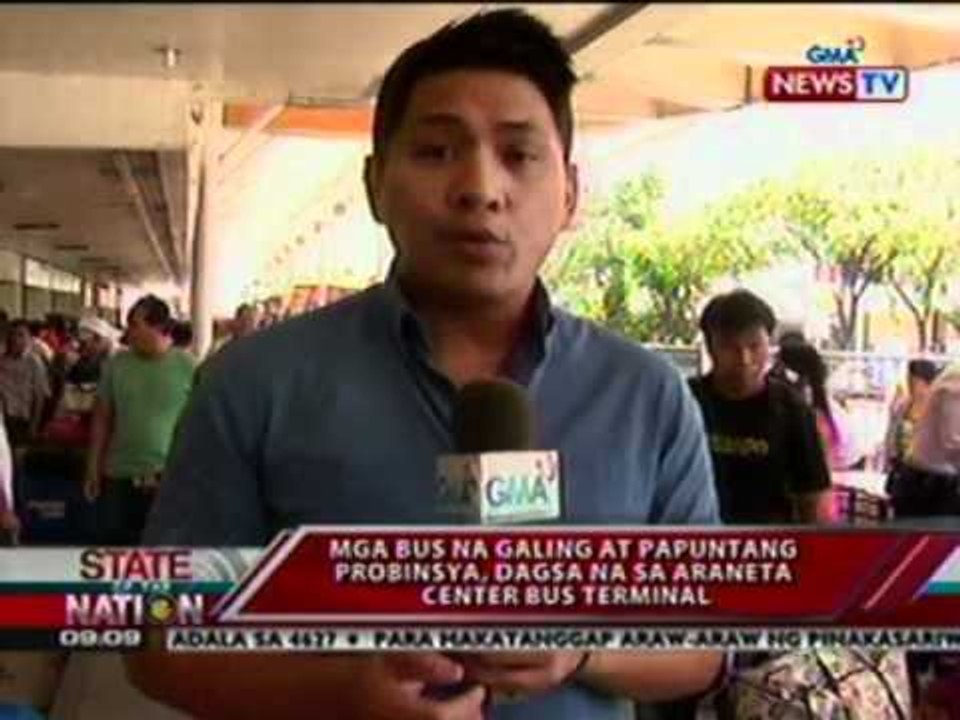 SONA: Mga bus na galing at papuntang probinsya, dagsa na sa Araneta Center Bus Terminal