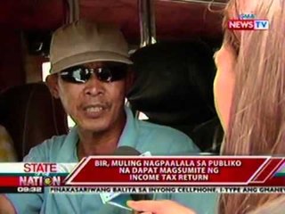 SONA: Ilang taxpayer, nalilito sa bagong ITR form ng BIR