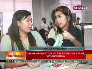 BT: Online application ng PRC licensure exams, sinubukan na
