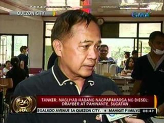 24oras: Tanker, nagliyab habang   nagpapakarga ng diesel; drayber   at pahinante, sugatan