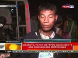 BT: Gwardya, patay nang maaksidente ang   sinasakyang motorsiklo sa Antipolo