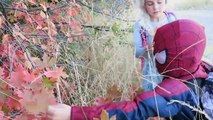 Elsa & Spider-man How To Make Fall Crafts For Kids Leaf Masks Crafting Fun Autumn Projects For Kids