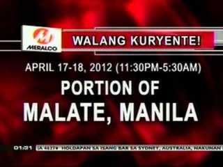 OC: Power interruption (Apr. 17-18, 2012)