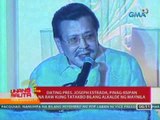 UB: Ex-President Joseph Estrada, pinag-iisipan na raw kung tatakbo bilang Alkalde ng Manila (041712)