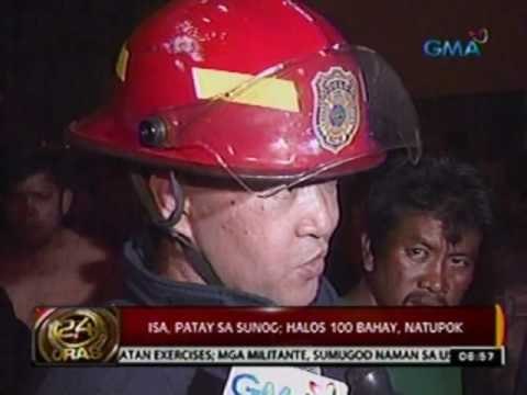 24 Oras: isa, patay sa sunog; halos 100 bahay, natupok sa Quezon City