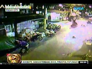 24 Oras: Pamamaril at pagpatay sa isang lalaki sa Pasay, nakunan ng CCTV