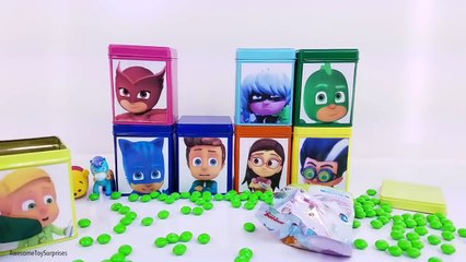 PJ Masks Finding Nemo Blaze DIY Cubeez Blind Box Surprise Eggs Episodes Learn Colors!