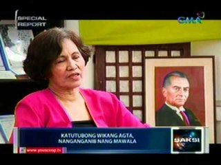 Saksi: Katutubong wikang Agta, nanganganib nang mawala