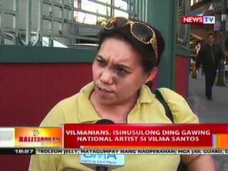BT: Vilmanians, isinusulong ding   gawing national artist si Vilma   Santos