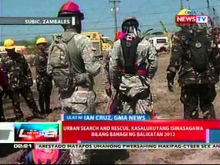 NTL: Urban search and rescue, kasalukuyang   isinasagawa bilang bahagi ng Balikatan   2012