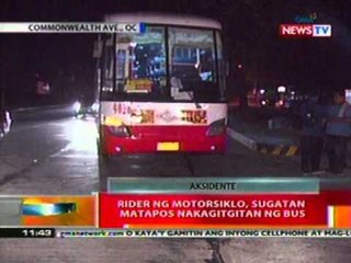 BT: Taxi, aksidenteng sumampa sa hilera ng   mga barrier sa QC