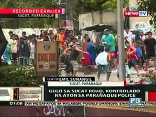 OC: Nakatakdang demolisyon sa talipapa sa   Paranaque, nauwi sa gulo