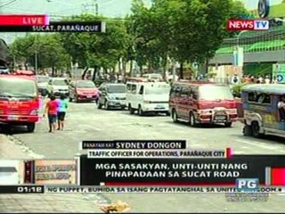OC: Daloy ng trapiko sa magkabilang panig   ng A. Santos Ave., Paranaque, maayos   na