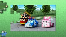 Car Puzzle Robocar Poli - Пазлы для детей - Мультик про машинки Робокар Поли - 로보 카 POLI