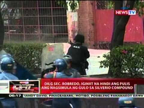 QRT: DILG Sec. Robredo, iginiit na hindi ang pulis ang nagsimula ng gulo sa Silverio Compound