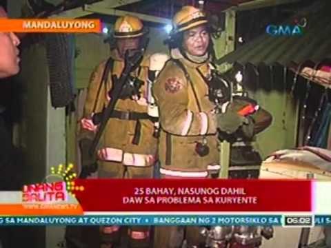 UB: 25 bahay, nasunog dahil daw sa problema sa kuryente (Mandaluyong)
