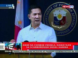 NTL: 6 Chinese vessels, namataan sa   Scarborough Shoal kanina