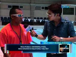 Saksi: Mga public swimming pool, mas dinarayo ngayong tag-init