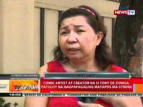 BT: Comic artist at creator na si Tony de Zuniga, patuloy na nagpapagaling matapos ma-stroke