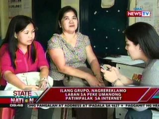 SONA: Ilang grupo, nagrereklamo   laban sa peke umanong   patimpalak sa internet