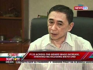 SONA: P125 across-the-board   wage increase, hinihingi nag   kilusang Mayo Uno
