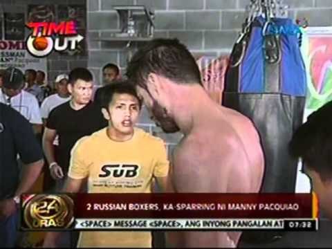 24 Oras: 2 Russian Boxers, ka-sparring ni Manny Pacquiao