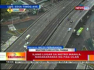 BT: Ilang lugar sa Metro Manila, nakakaranas   ng pag-ulan