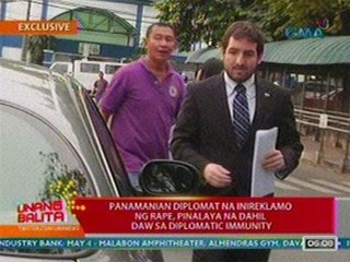 UB: EXCLUSIVE: Panamanian diplomat na inireklamo ng rape, pinalaya na (050112)