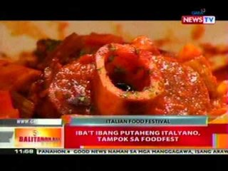 BT: Iba't ibang putaheng Italyano, tampok sa   foodfest