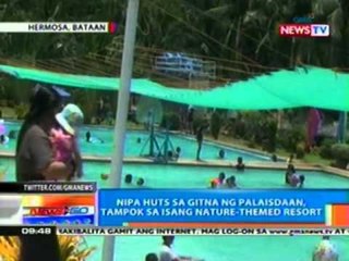 NTG: Nipa huts sa gitna ng palaisdaan sa Bataan, tampok sa isang nature-themed resort (043012)