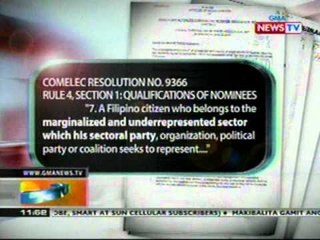 BT: Mga dating drug addict at alcoholic,   binubuo ng party-list para sa 2013   elections