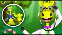 Five Little Giraffe Jumping On The Bed | Children Nursery Rhyme | Songs