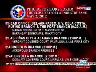 OC: PDIC depositors forum (May 2, 2012)