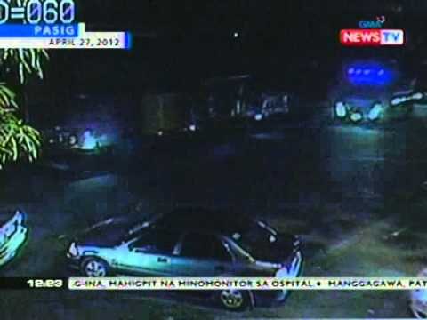BT: Banggaan ng 2 kotse sa Pasig, huli sa cctv