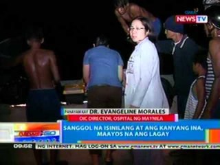 Sanggol na isinilang at ang   kanyang ina, maayos na ang lagay