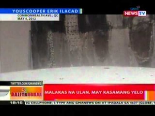 BT: Youscoop:  Malakas na ulan,   may kasamang yelo