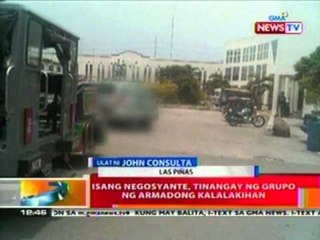 BT: Isang negosyante, tinangay ng   grupo ng armadong kalalakihan