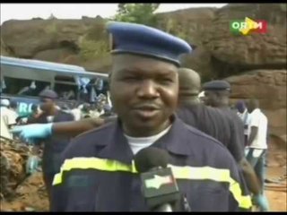 Les causes de l'accident de circulation a l'entree de Baguineda