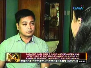 Babaeng nasa NAIA 3 nang magkasakitan sina Mon Tulfo at mag-asawang Santiago, ikinwento ang nakita