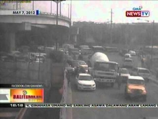 BT: Gitgitan ng kotse at truck sa Nichols   area, huli sa cctv